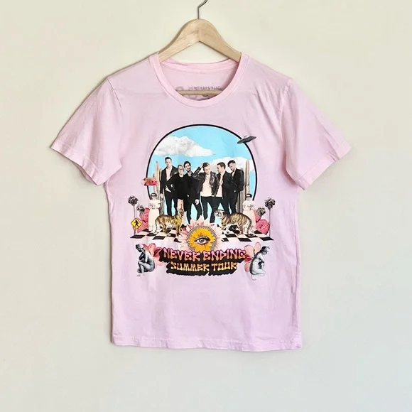 One Republic Never Ending Summer Tour 2022 Pink Concert T Shirt Adult size Small - Picture 2 of 7